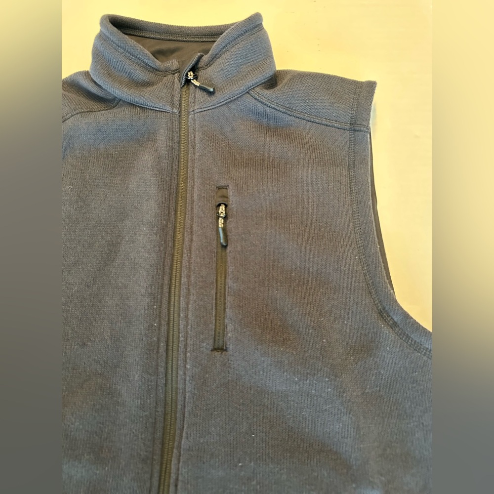 Filson Ridgeway Fleece Vest Men’s Size Small Navy Blue - Picture 3 of 8